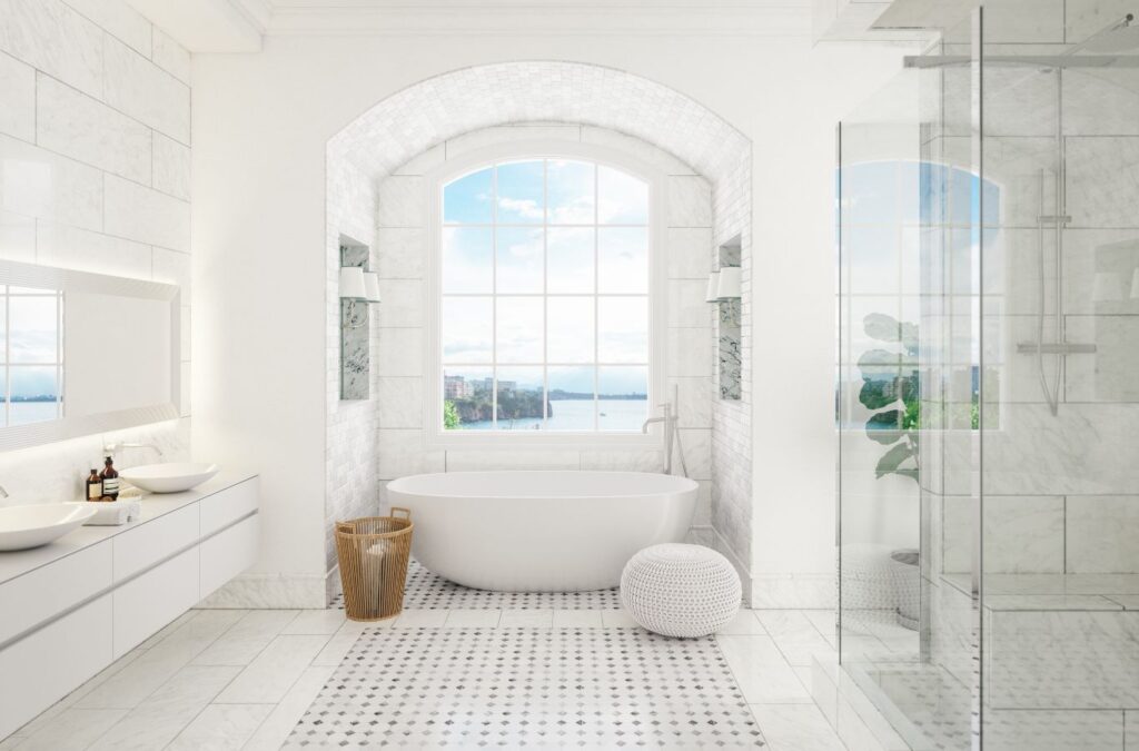 A Sunrise Remodelers employee providing expert remodeling services in Bloomington, MN, showcasing professional tools and skills to ensure top-quality results.