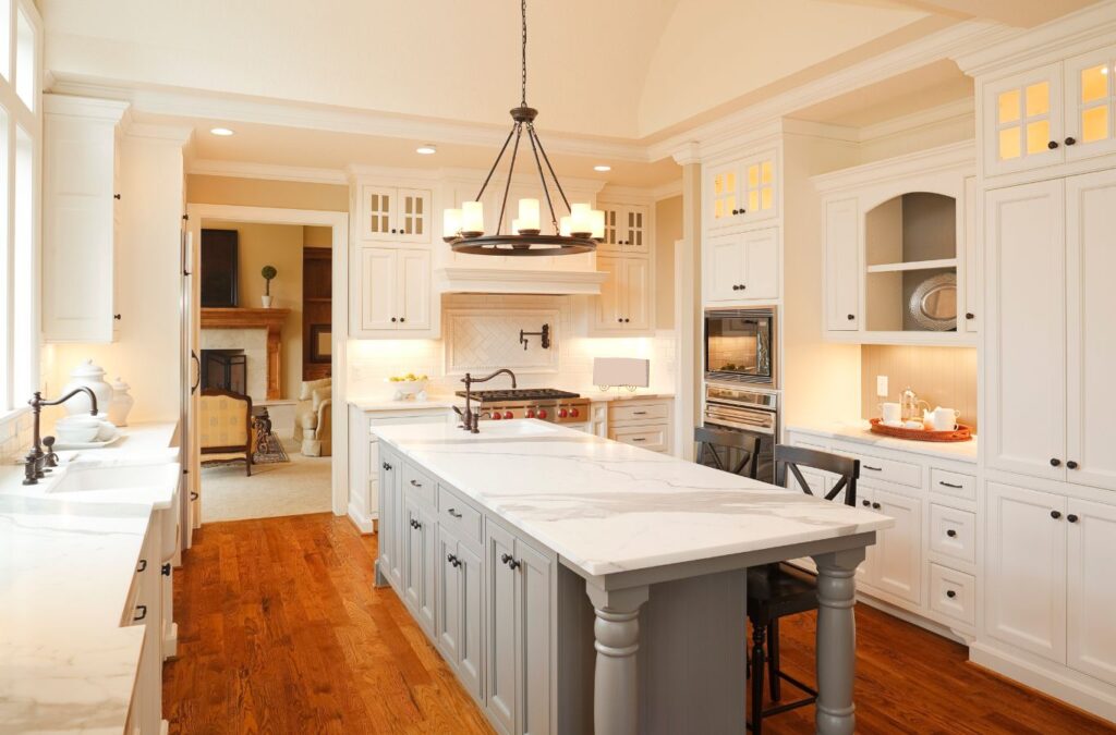 A Sunrise Remodelers expert providing remodeling services in Roseville, MN, showcasing attention to detail and premium tools.